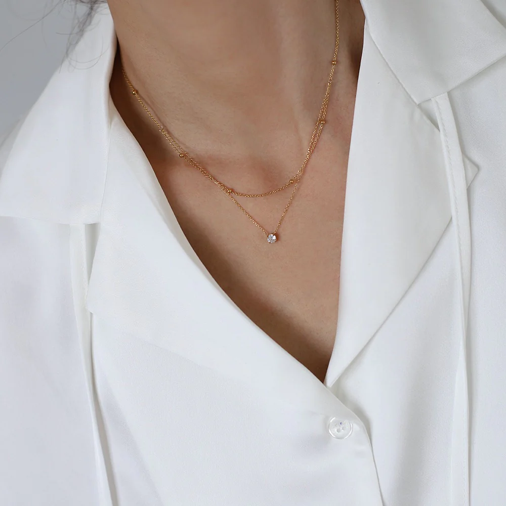 Blinging in Minimalism Necklace - Image 3