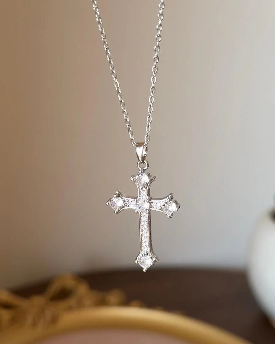 Blingy-Faith Cross Necklace - Image 2