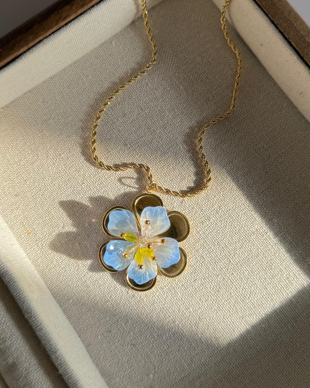 Blue Ballroom Necklace