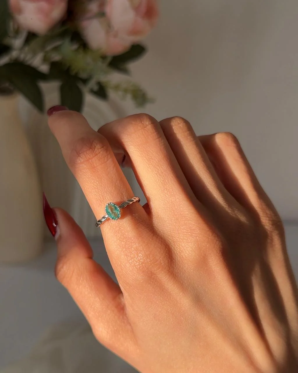 Blue Green Fae Ring - Image 2