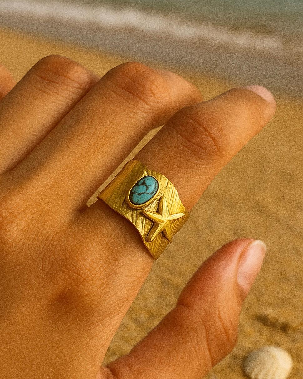 Blue Havana Ring