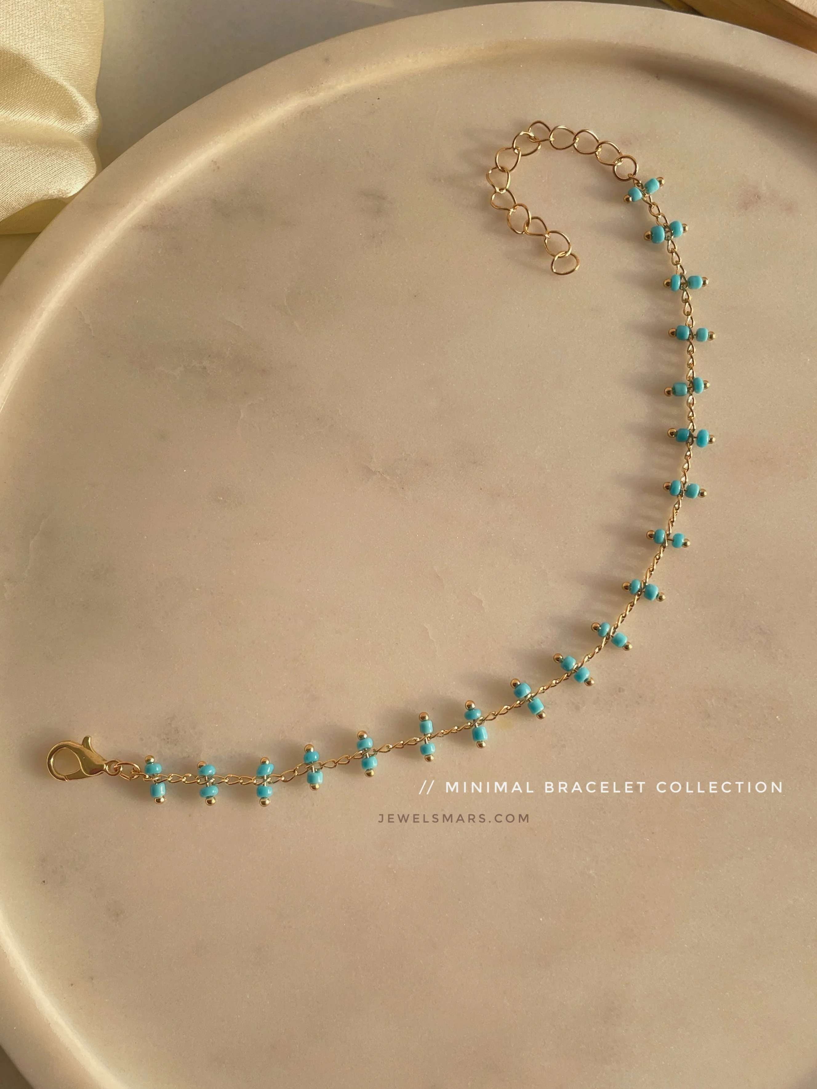 Blue Hues Minimal Bracelet