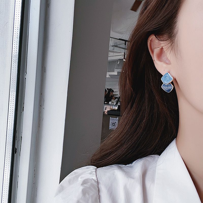 Blue on Blue Earrings - Image 10