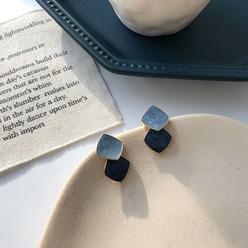 Blue on Blue Earrings - Image 6