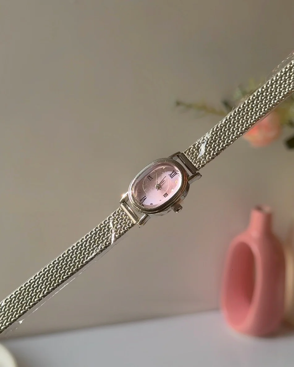 Blush Reverie Mesh Watch - Image 4