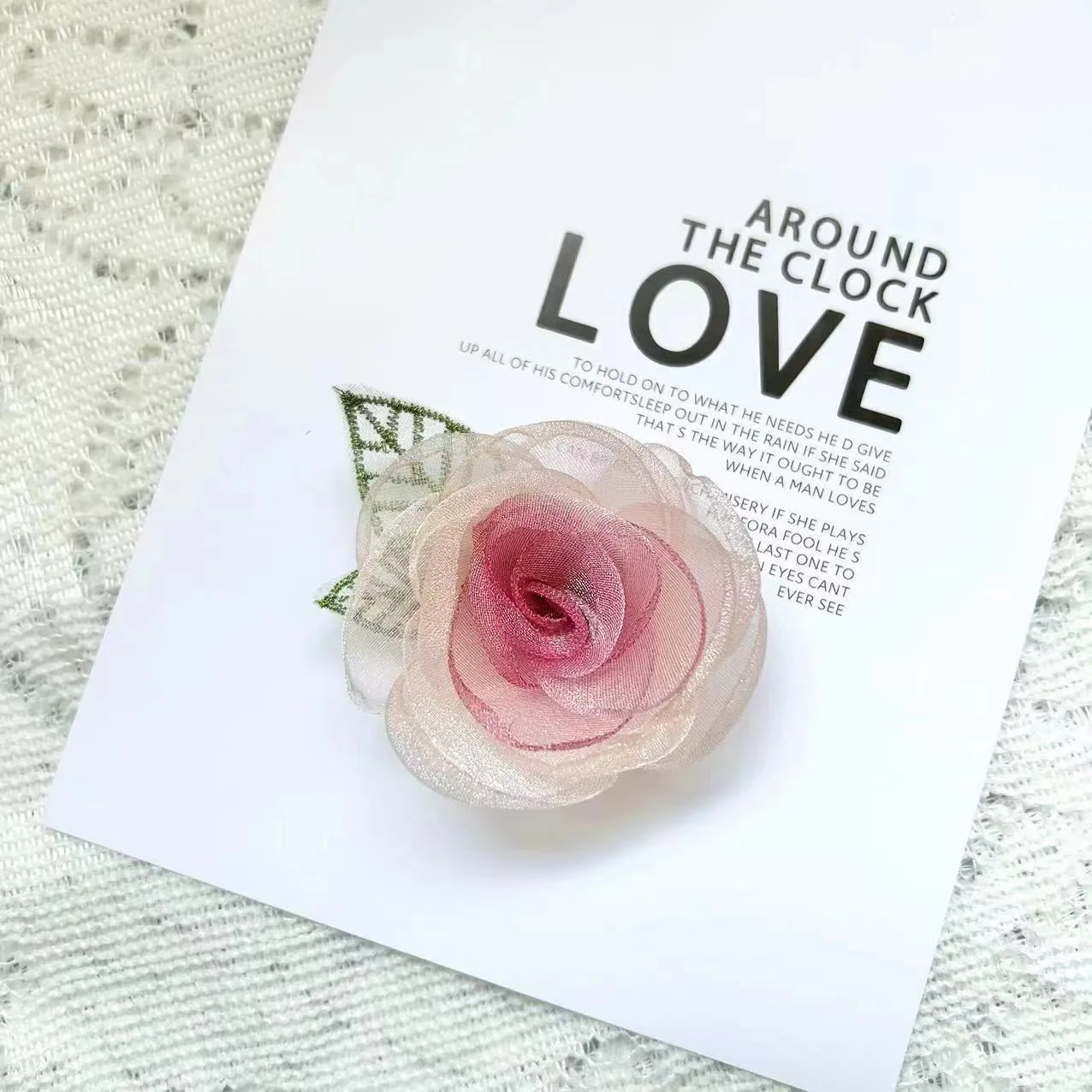 Blush Rose Hair accessory - Image 3