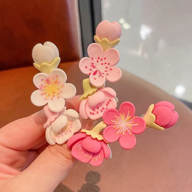 Blushcore Floral Hair Clips - Image 7