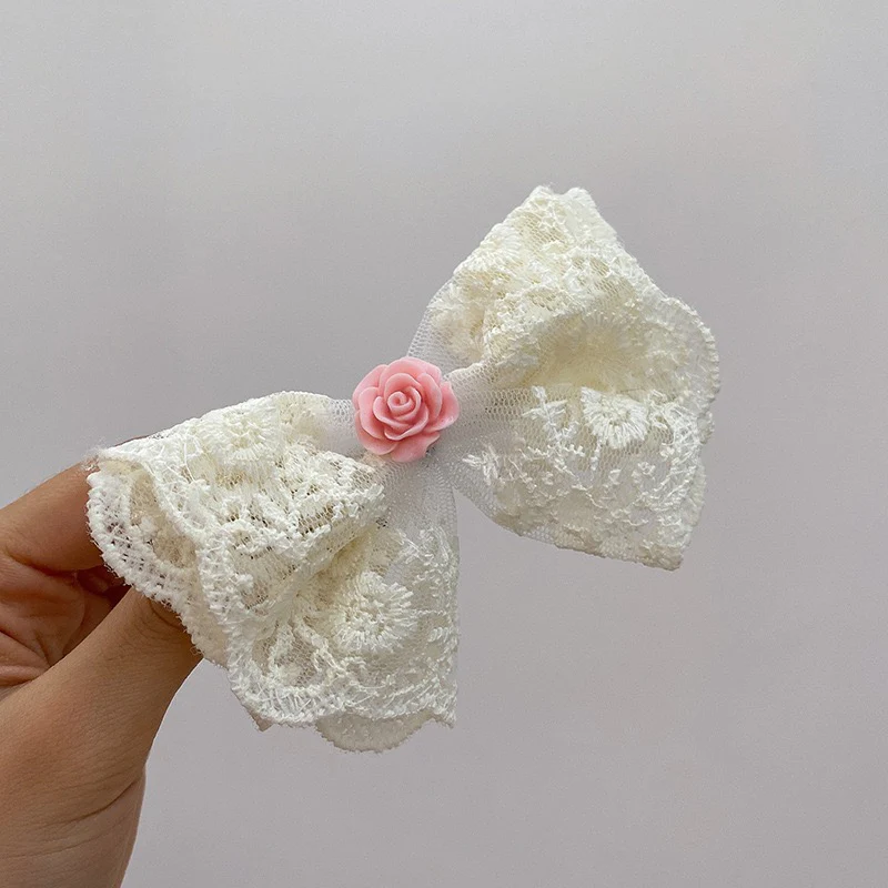 Blushing Folklore Bow Hair Clip - Image 3