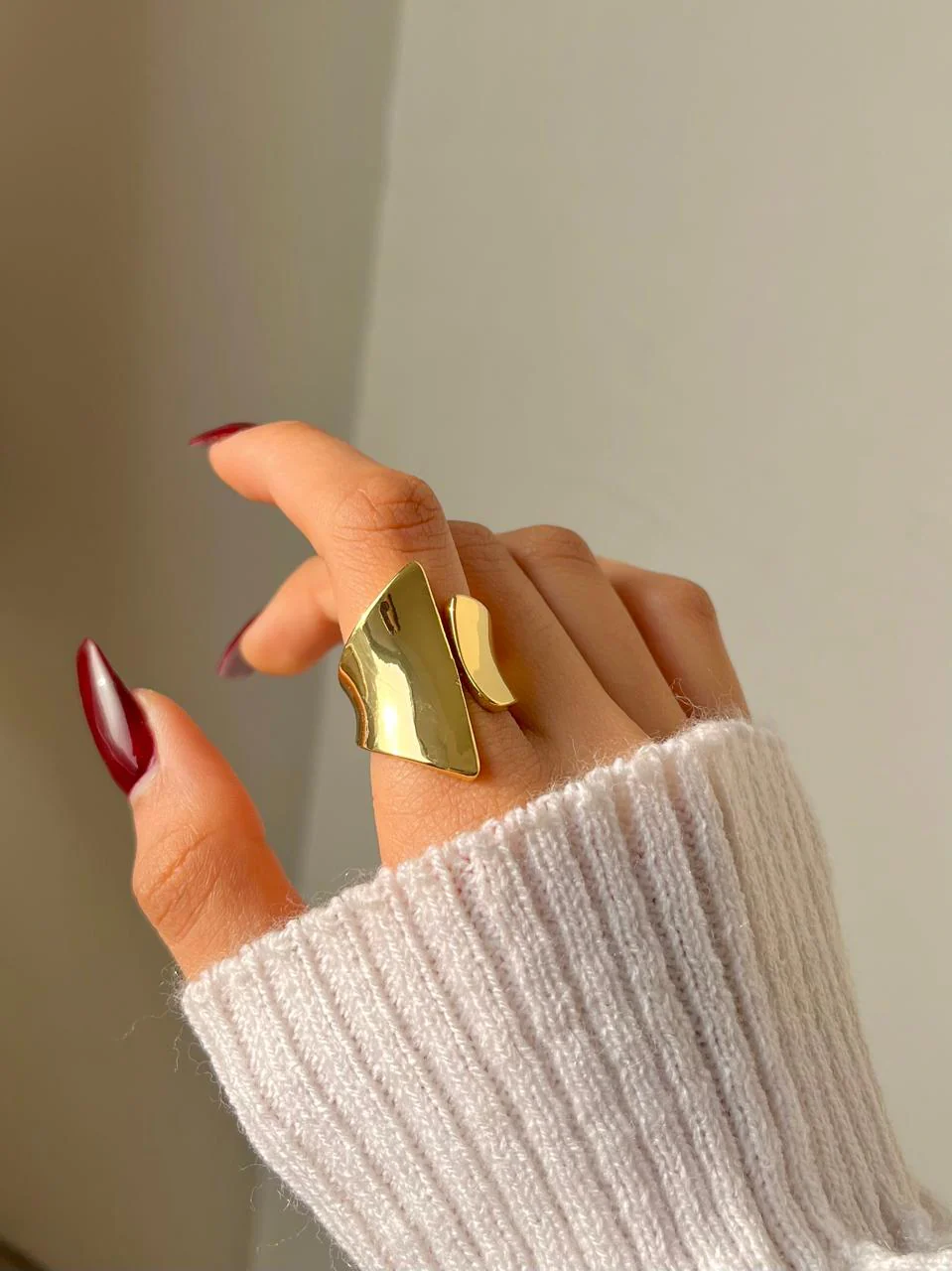Bold and Ice Statement Ring - Image 2