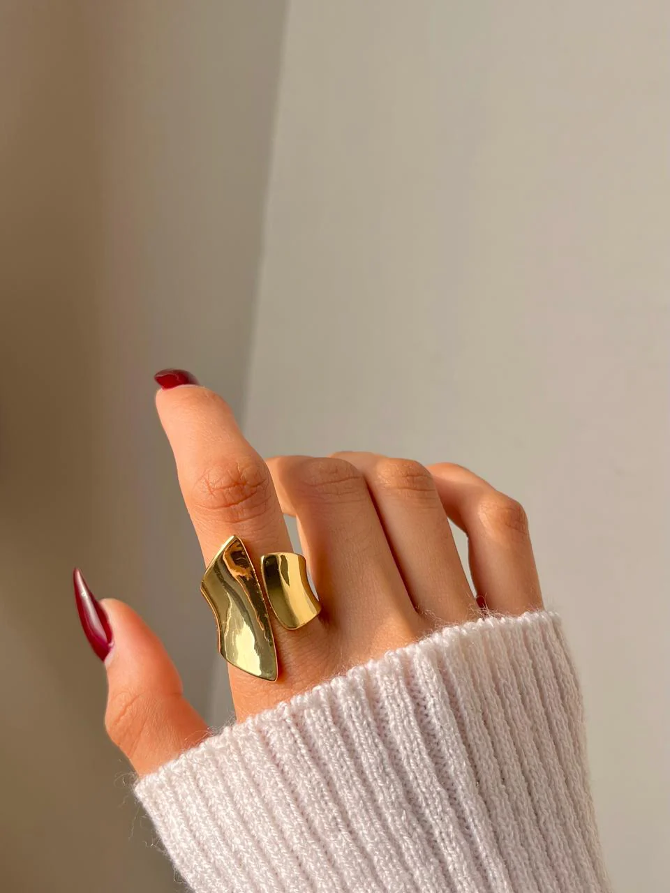 Bold and Ice Statement Ring - Image 3