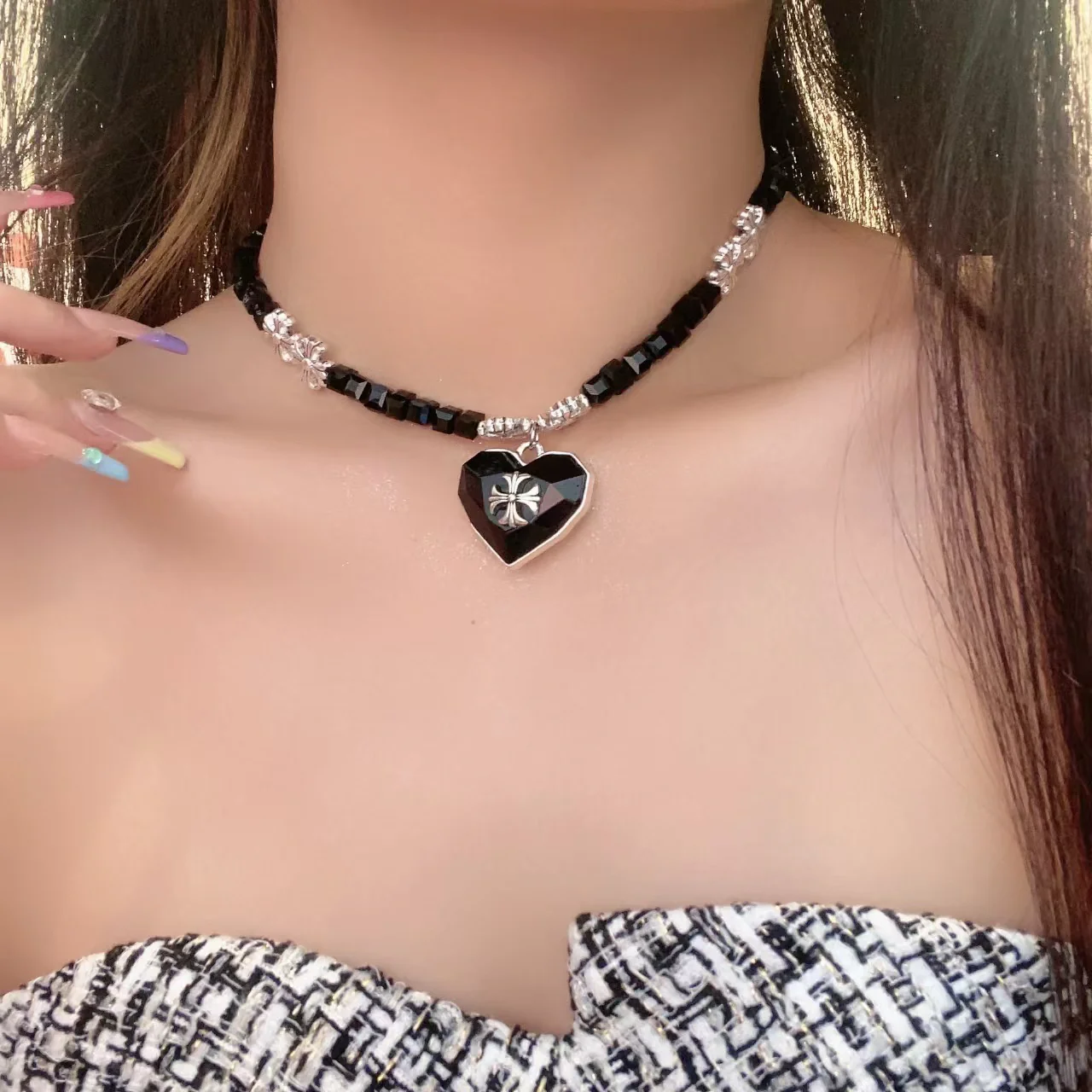 Cross Heart Necklace - Image 4