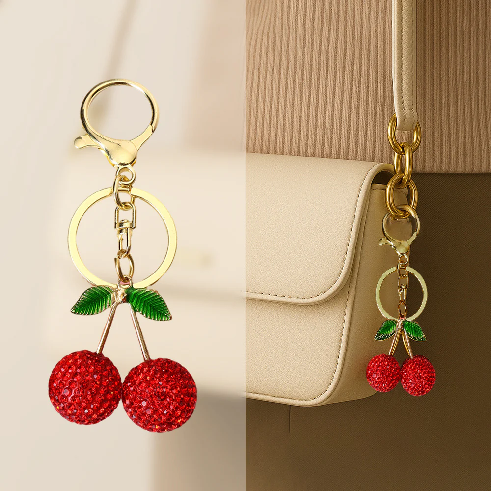 Bombshell Cherry Bag Charm - Image 2