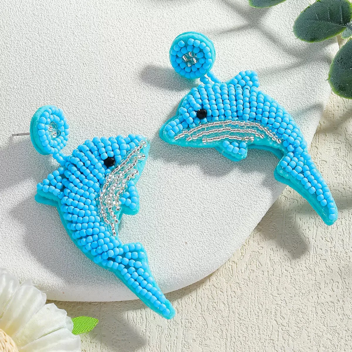 Bora- bora Dolphin Earrings - Image 4