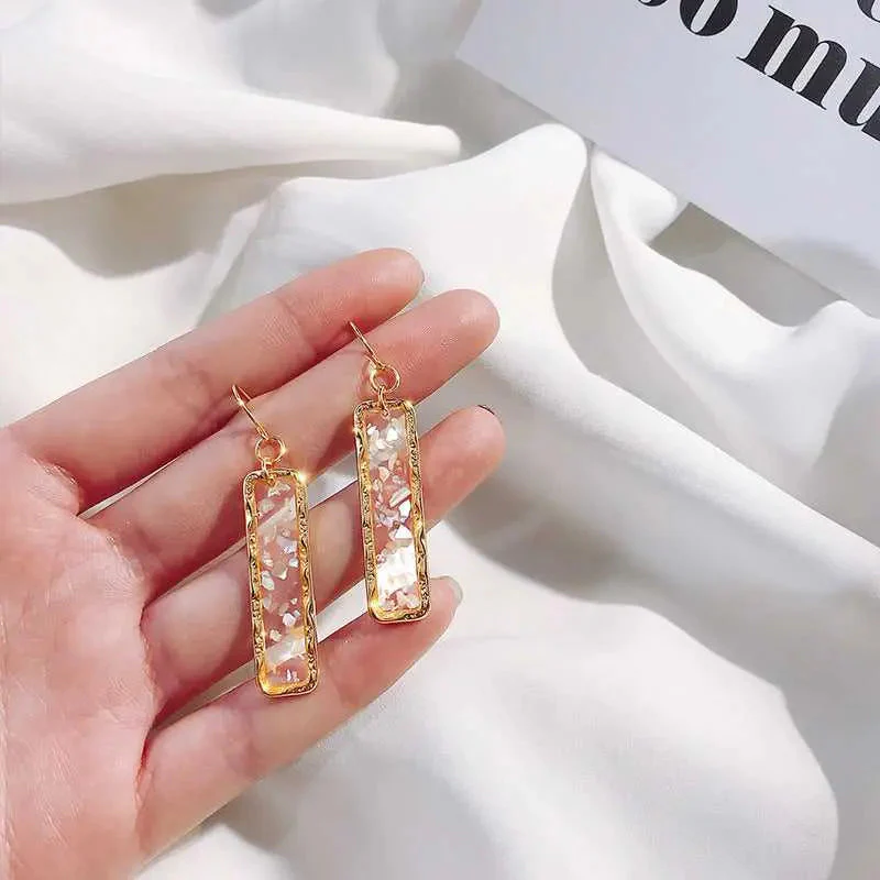 Born to Shine Resin Earrings - Image 3
