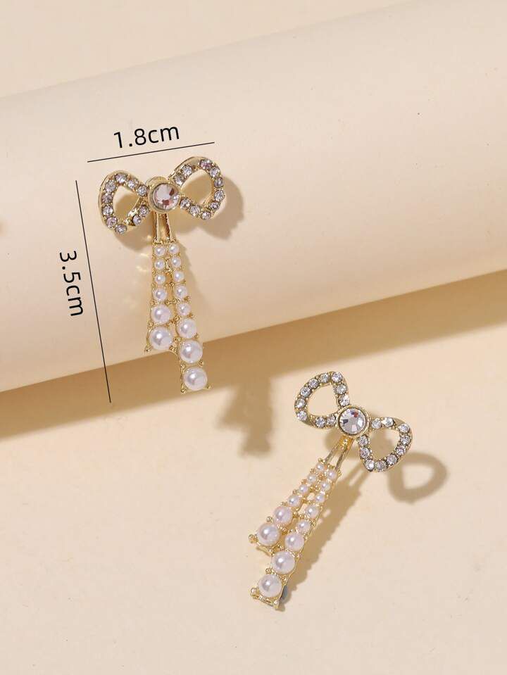 Bow Earjacket earrings - Image 3