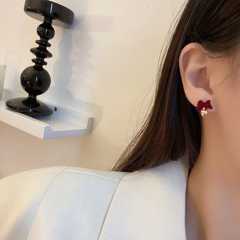 Bow Heart Earrings Combo - Image 2