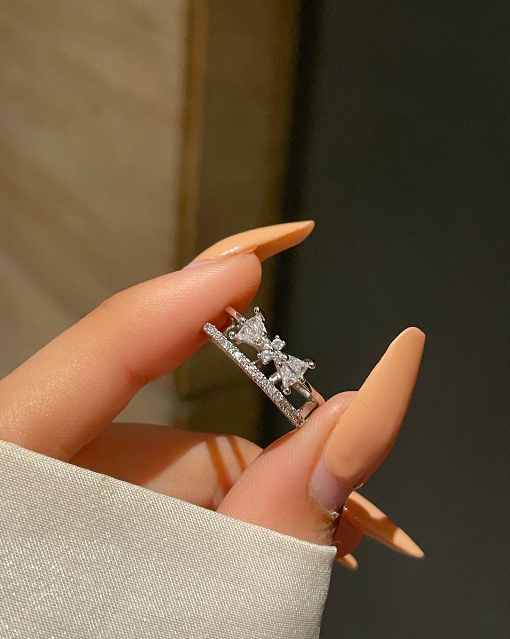 Bow Me Layered Ring - Image 2
