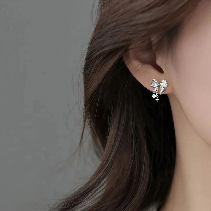 Bow Me Tiny Earrings - Image 4