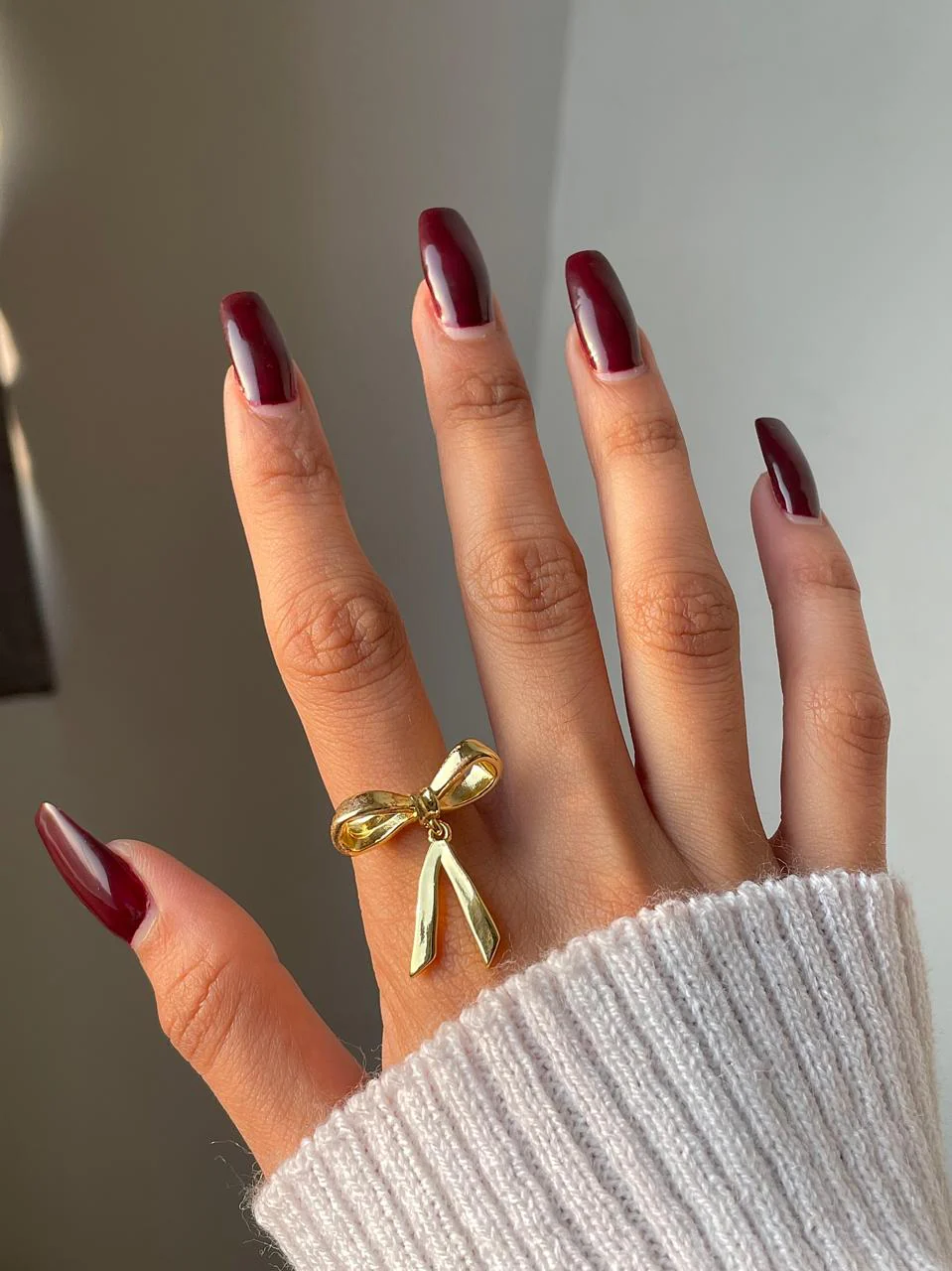 Bowtie Drop Statement Ring