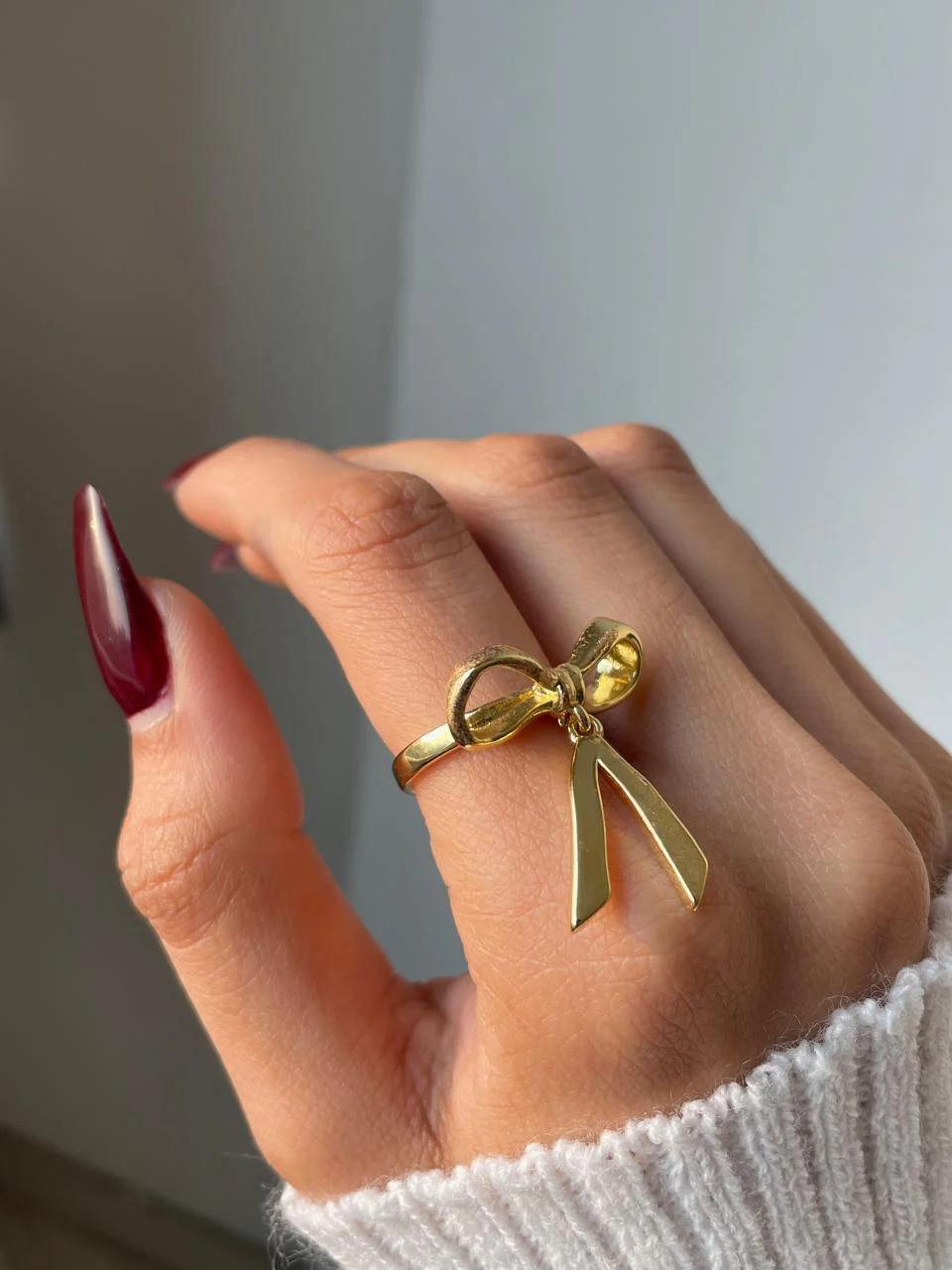 Bowtie Drop Statement Ring - Image 2