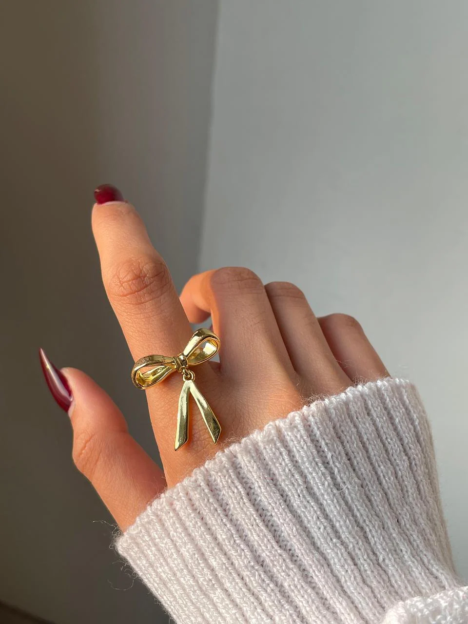 Bowtie Drop Statement Ring - Image 3