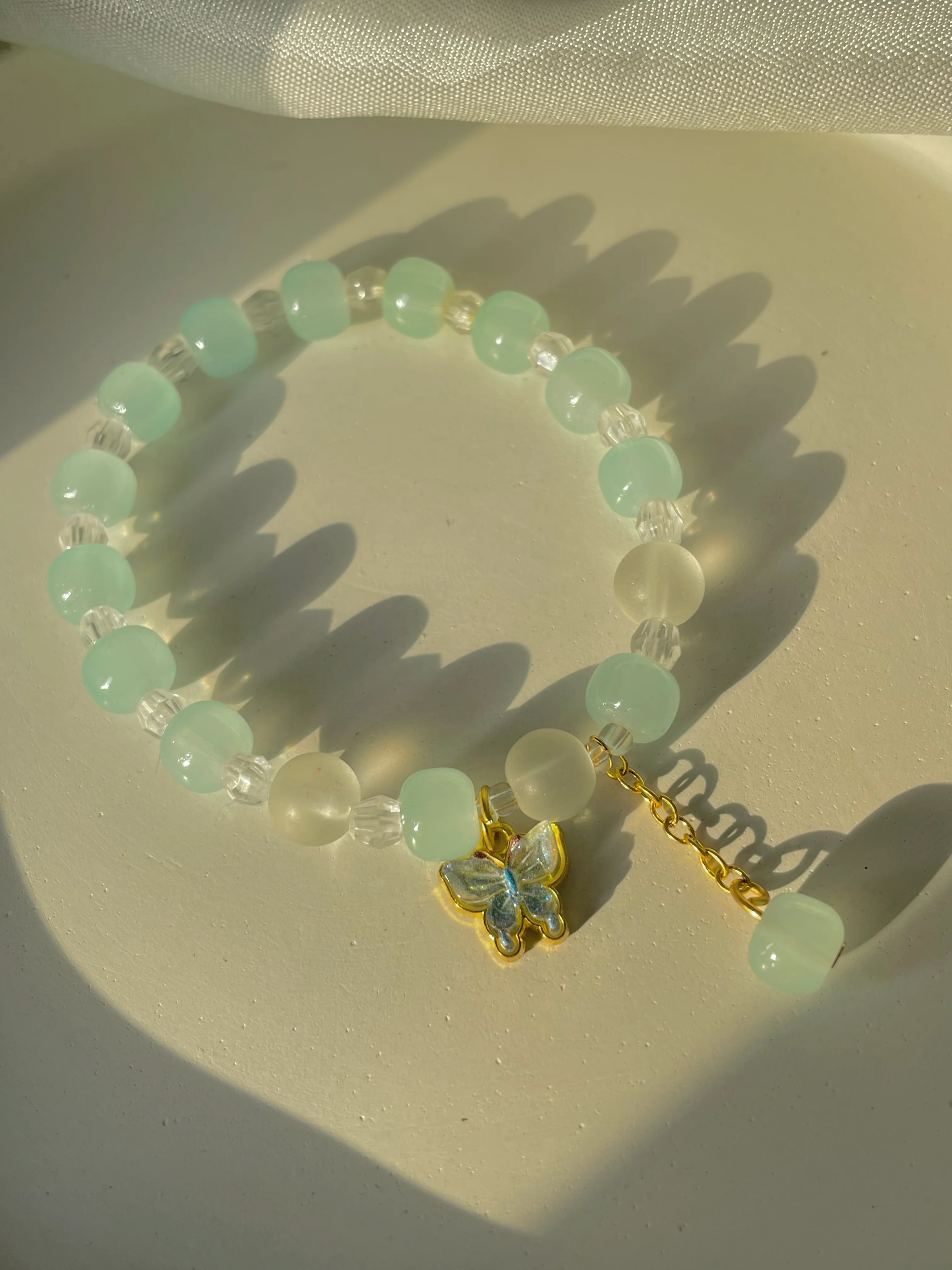 Butterfly bracelet - cian