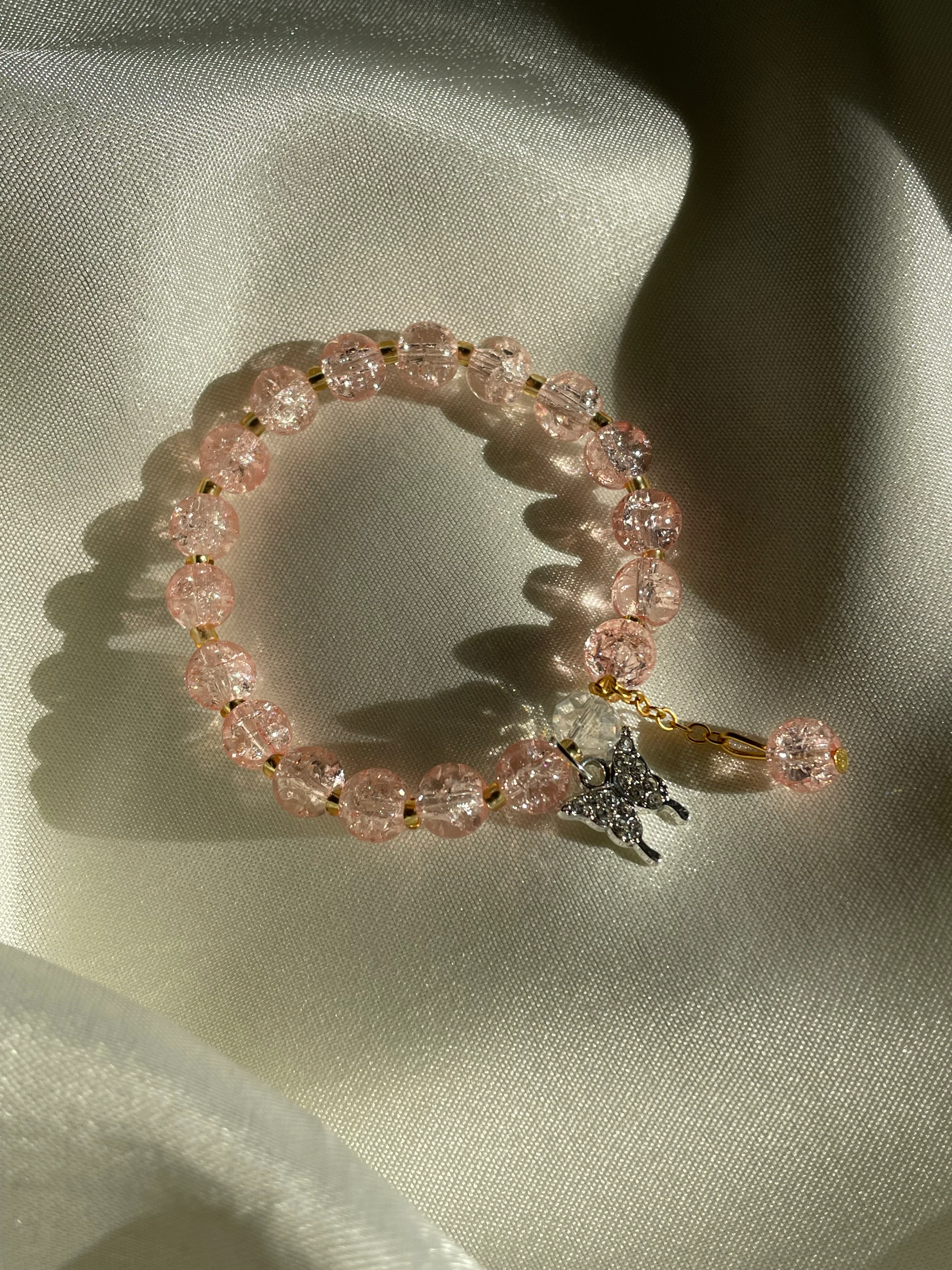 Butterfly Bracelet- peach - Image 2