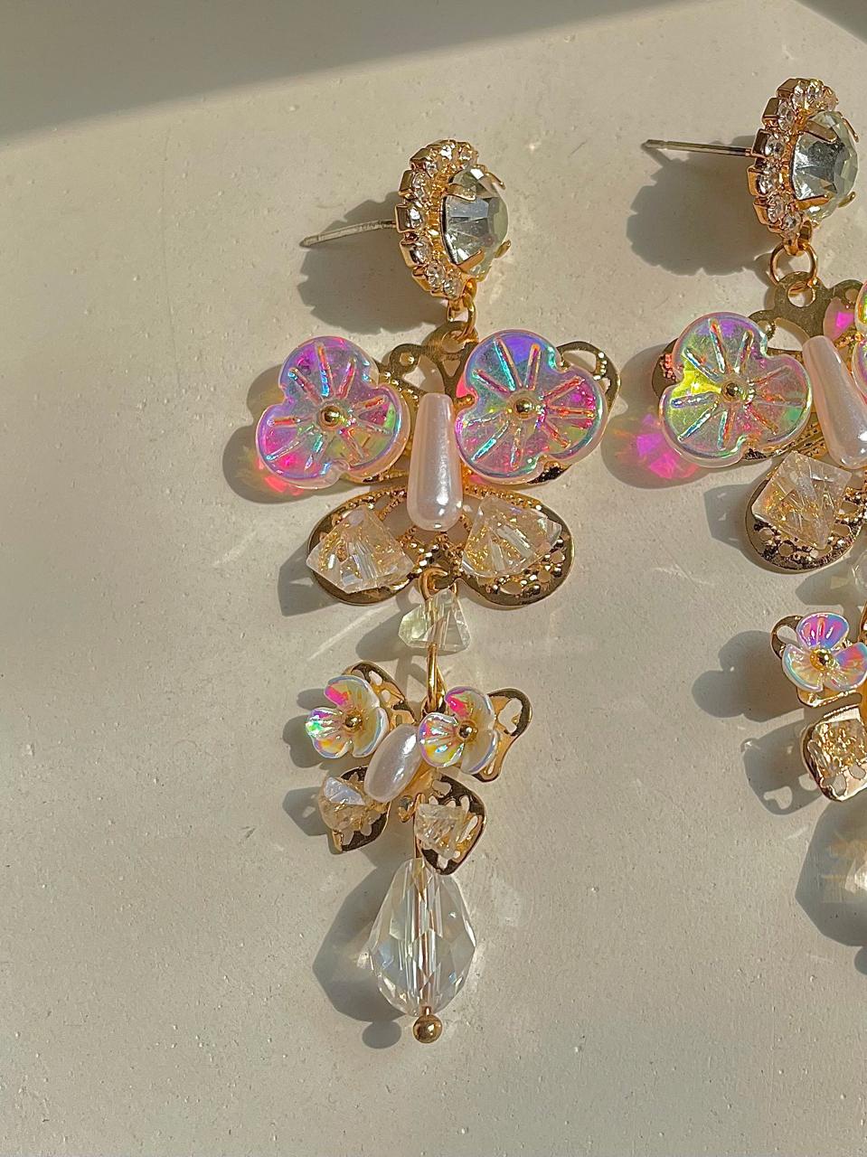 Butterfly Dangling Dreamy Earrings - Image 2