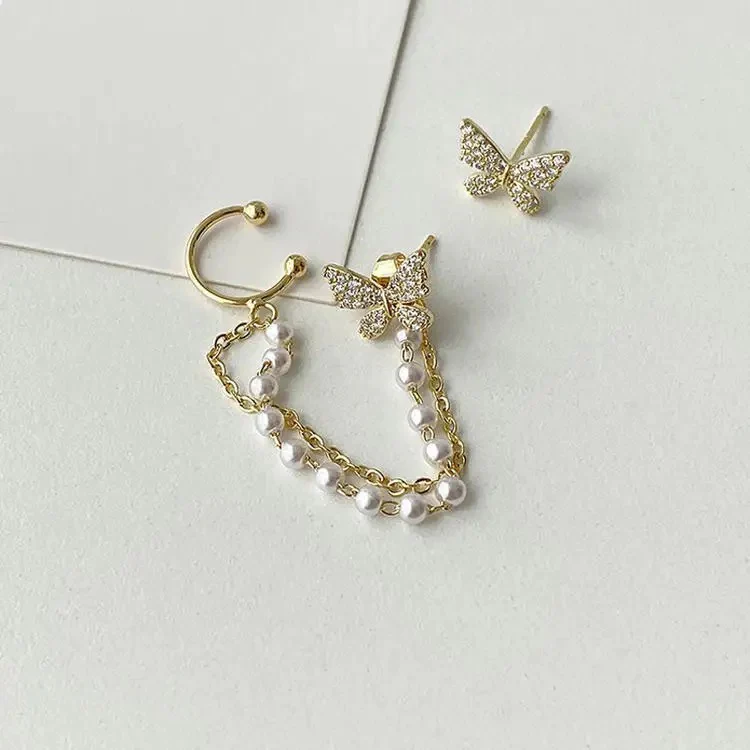 BUTTERFLY EARCUFF EARRINGS - Image 2