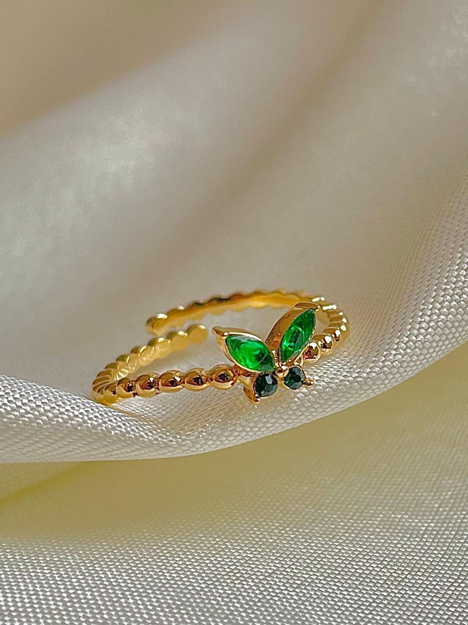 Butterfly Era Ring- green - Image 2