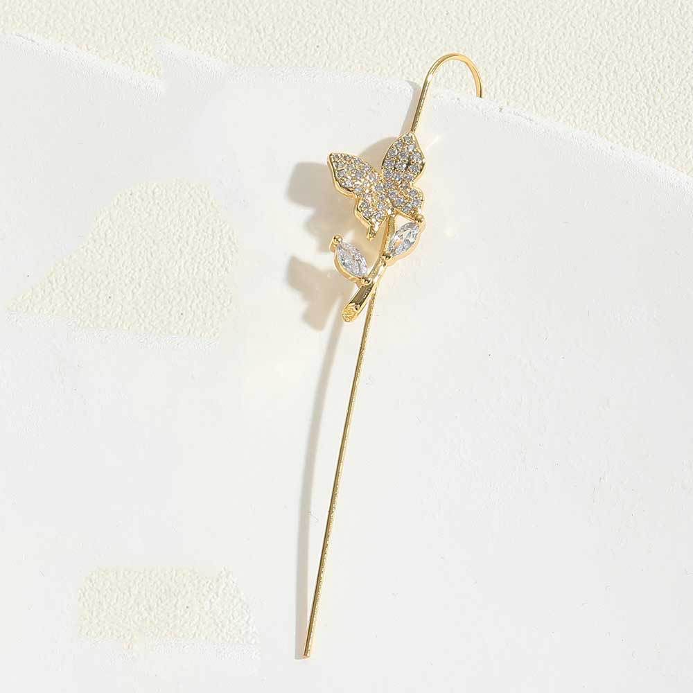 Butterfly Flower Earcuff - Image 4