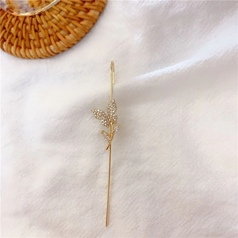 Butterfly Flower Earcuff - Image 5