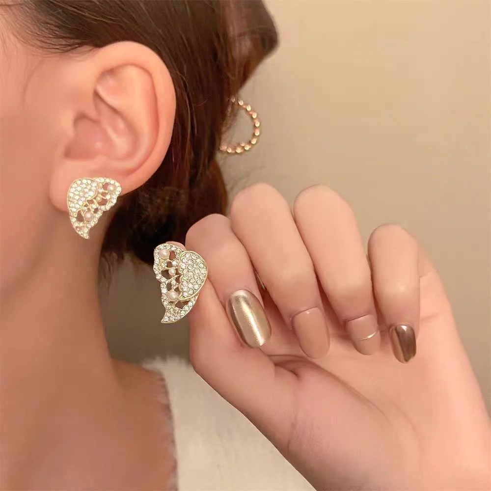 BUTTERFLY KOREAN EARRINGS - can be worn in multiple ways - Image 2