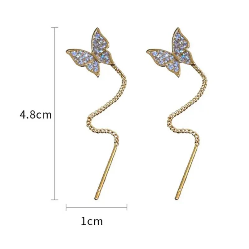 Butterfly Needle Threader Earrings - Image 4