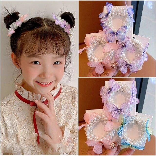 Butterfly Pearly Hairties - Image 2