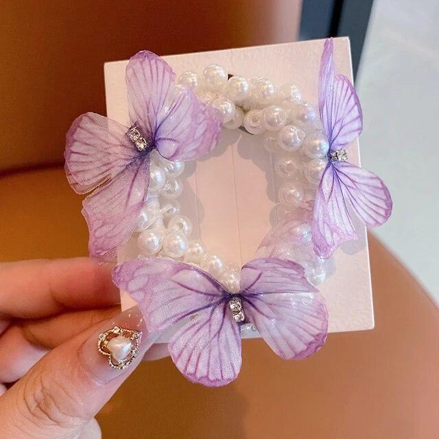Butterfly Pearly Hairties - Image 4