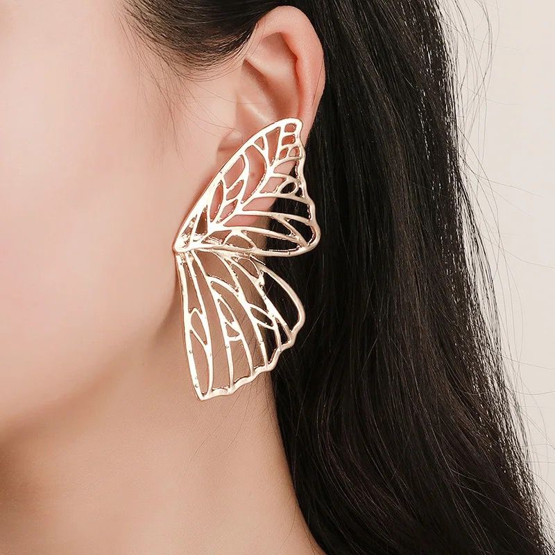Butterfly Wings Statement Earrings - Image 2