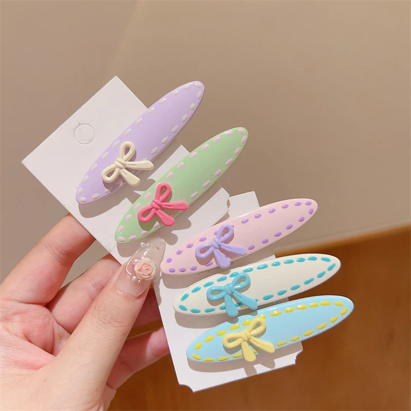 Candies of Bow Hair Clips (Combo of 5) - Image 2