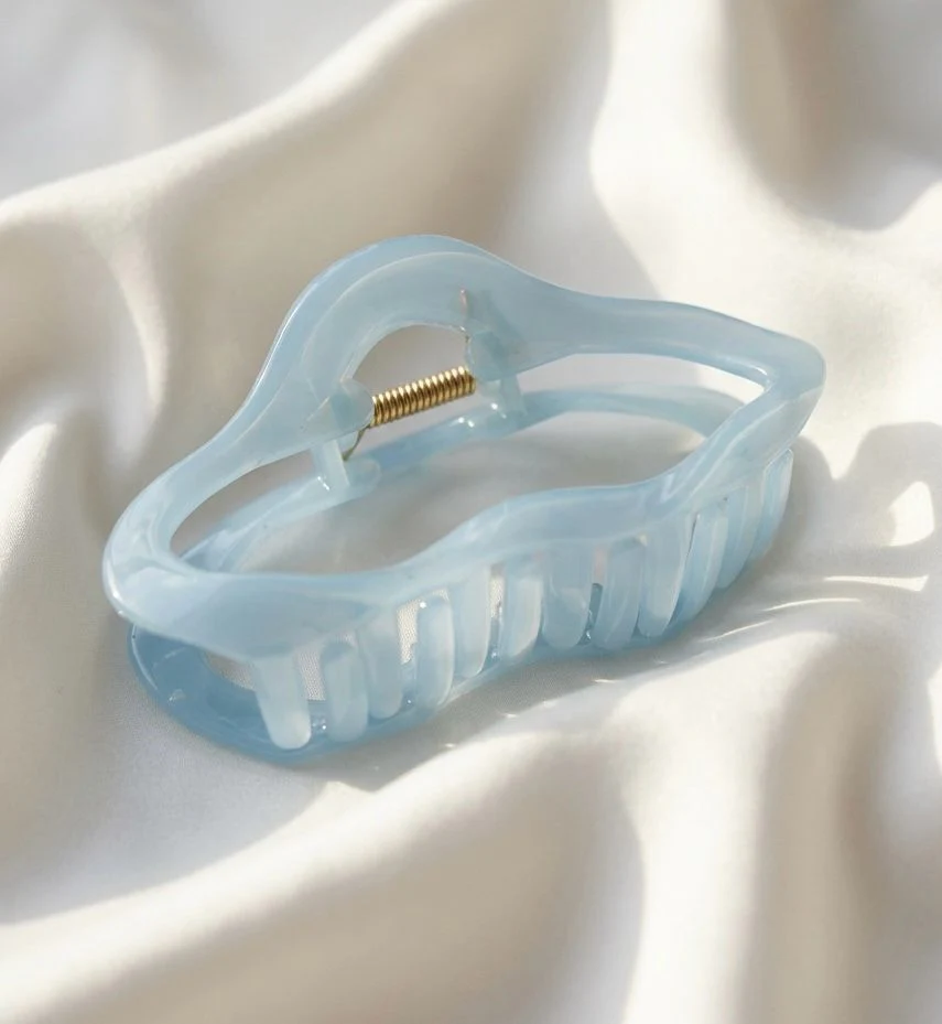 Candy Cloud Blue Claw Clip