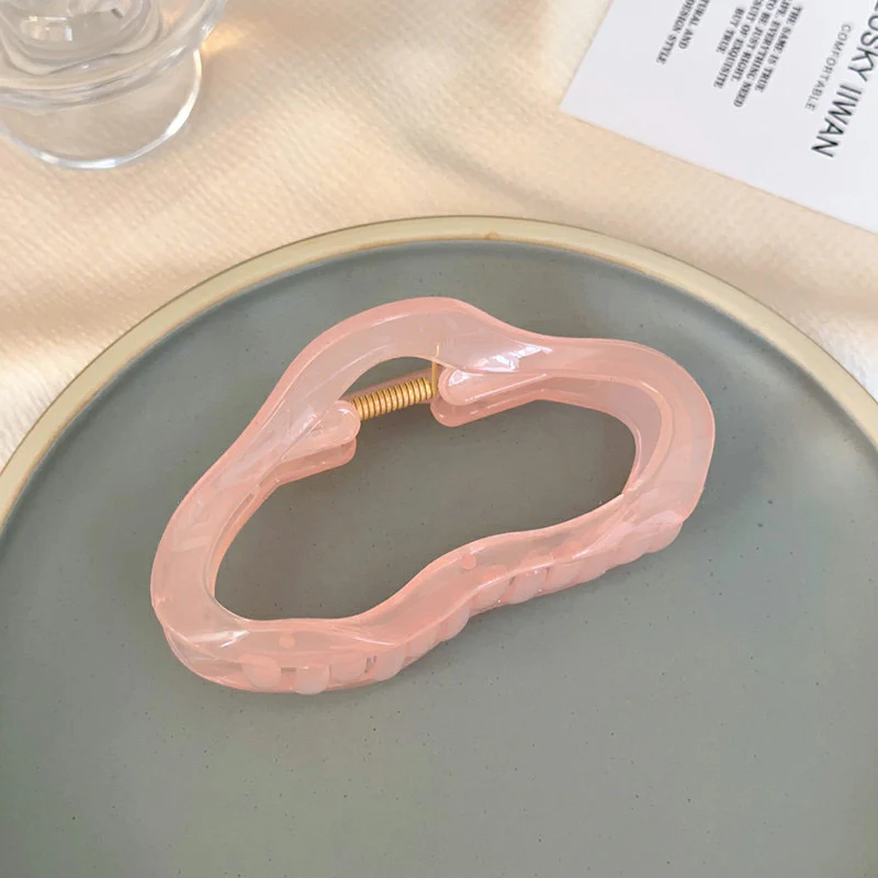 Candy-Pink Cloud Claw Clip - Image 2