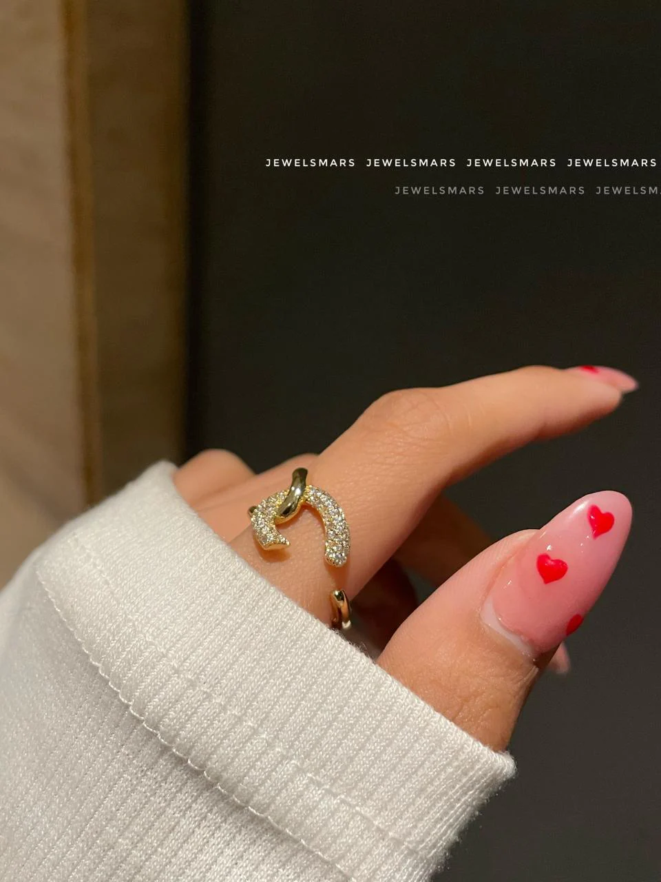 Chain Hooked Statement Ring - Image 2