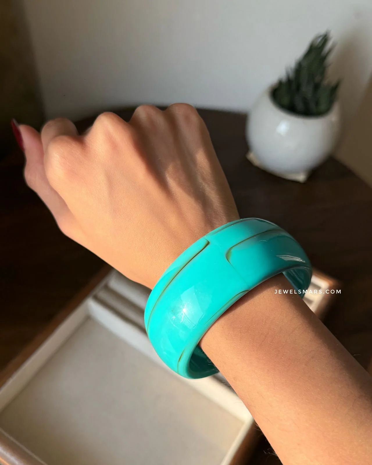 Chatpata Turquoise Bangle - Image 2