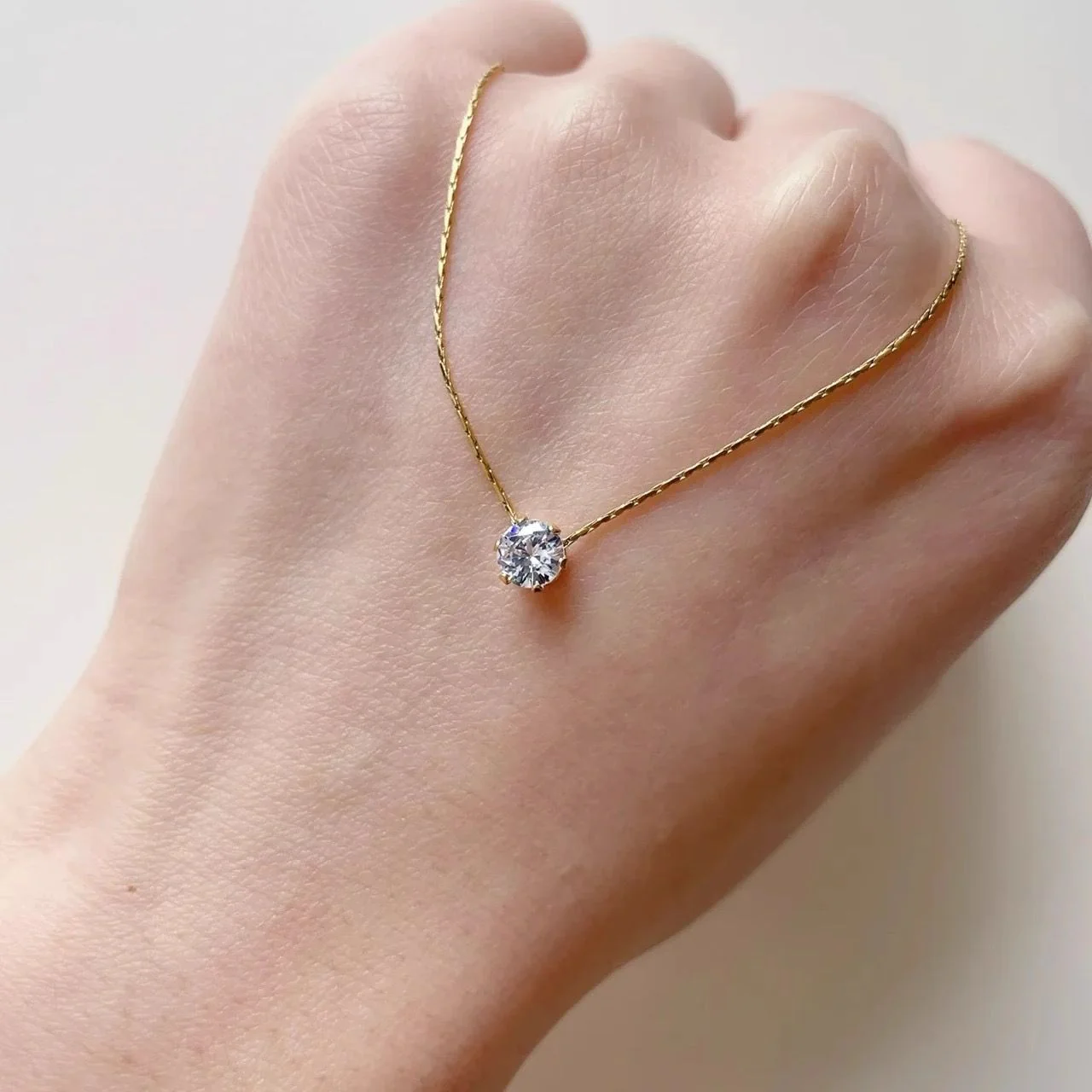 Chic Dream Solitaire Necklace - Image 5