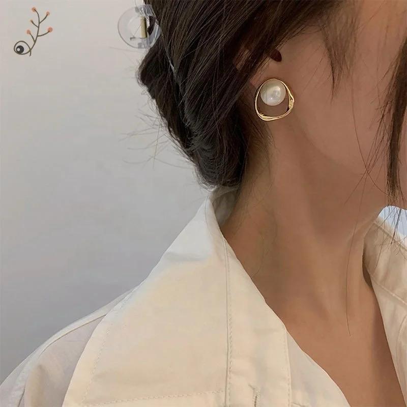Chic Pearl Statement Earrings - Image 5