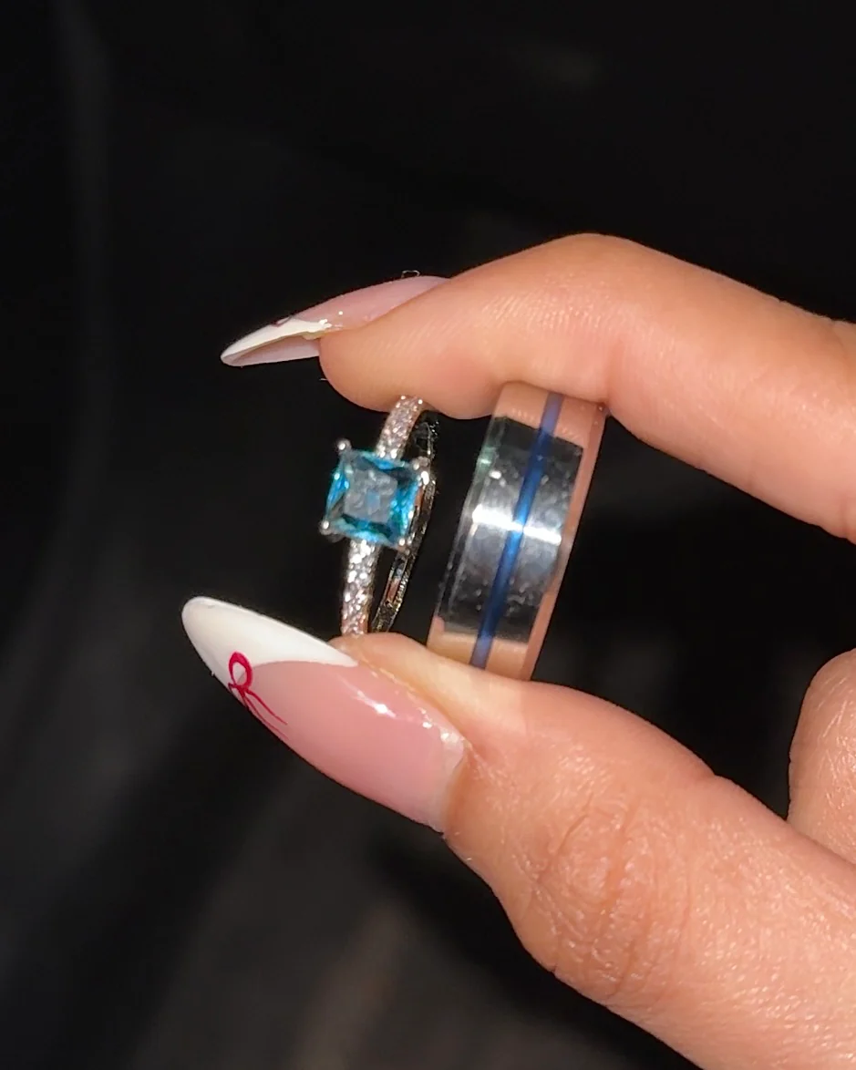 Chill Couple Ring Set + gift box - Image 2