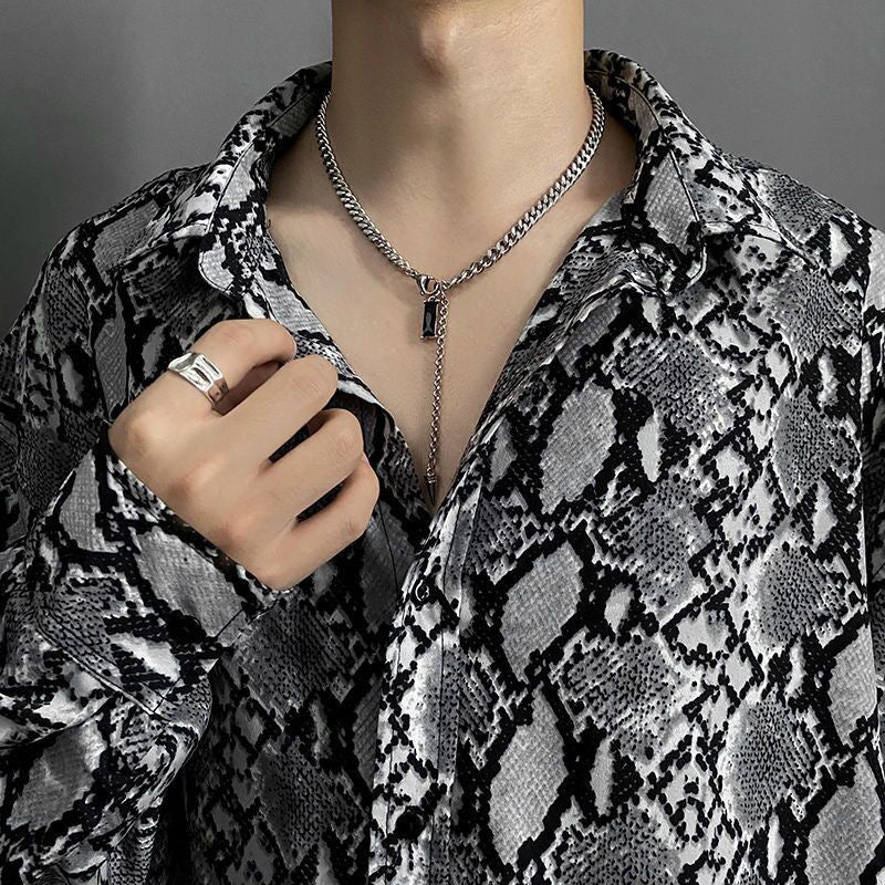 Chromatic Eclipse Unisex Necklace - Image 3