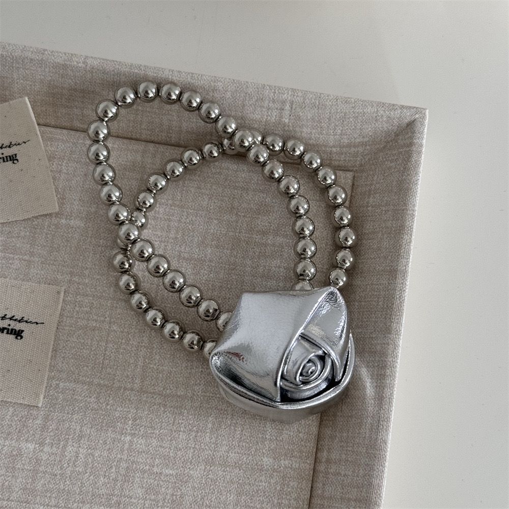 Chrome Rose Hair Tie - Image 5