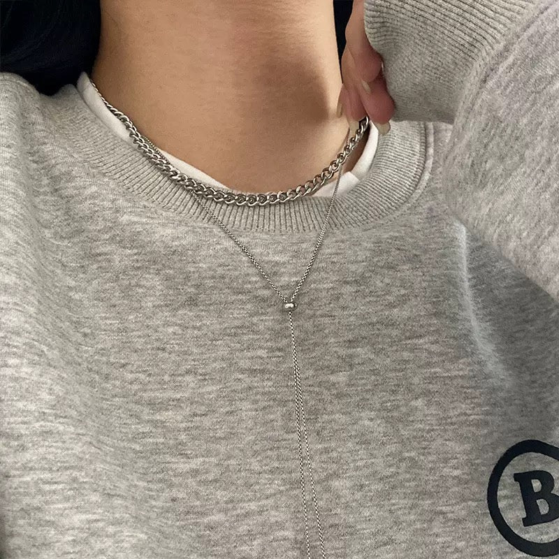 Chunked Chain Necklace - Image 2