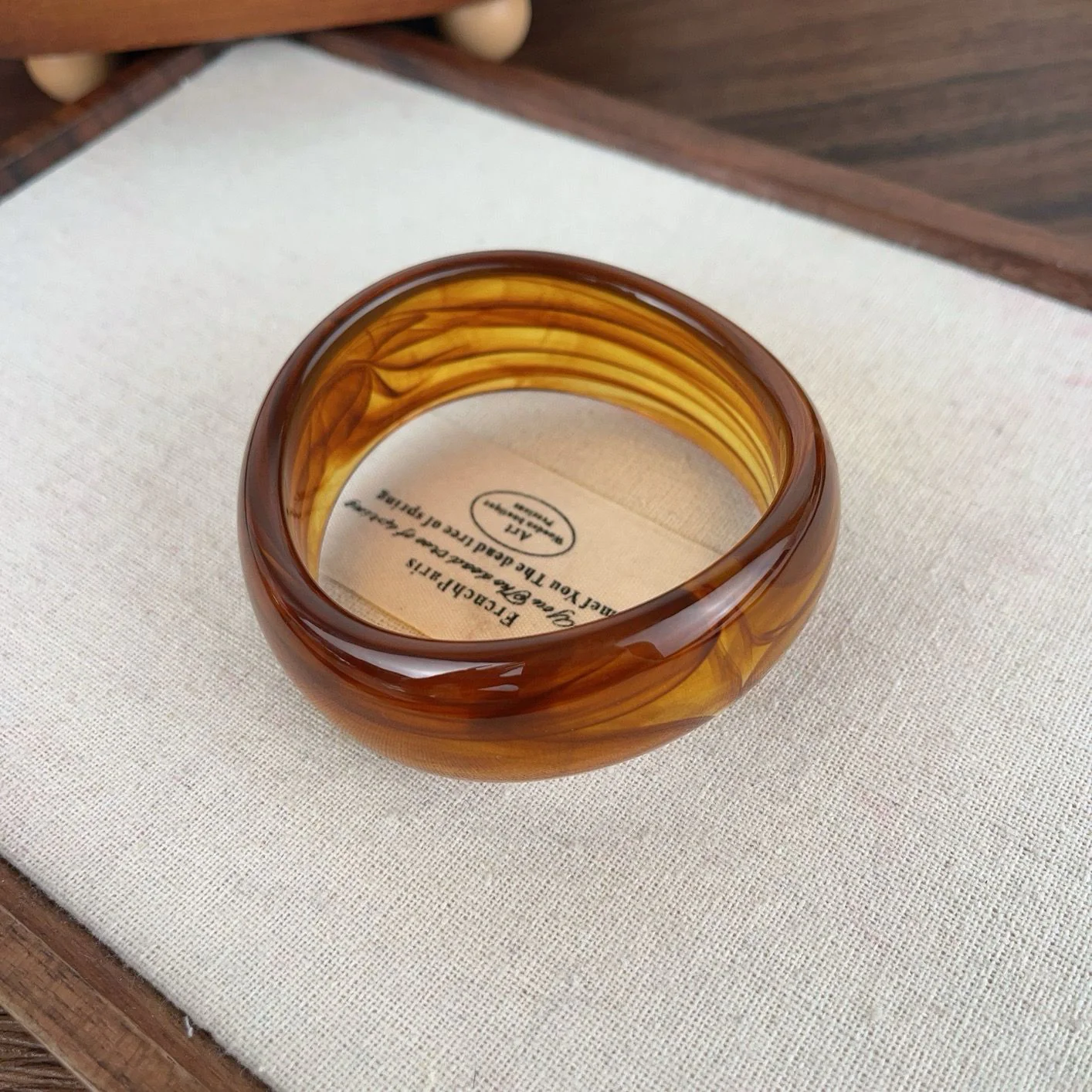 Chunky Drip Acrylic Bangle