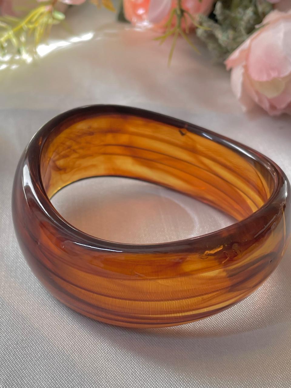 Chunky Drip Acrylic Bangle - Image 4